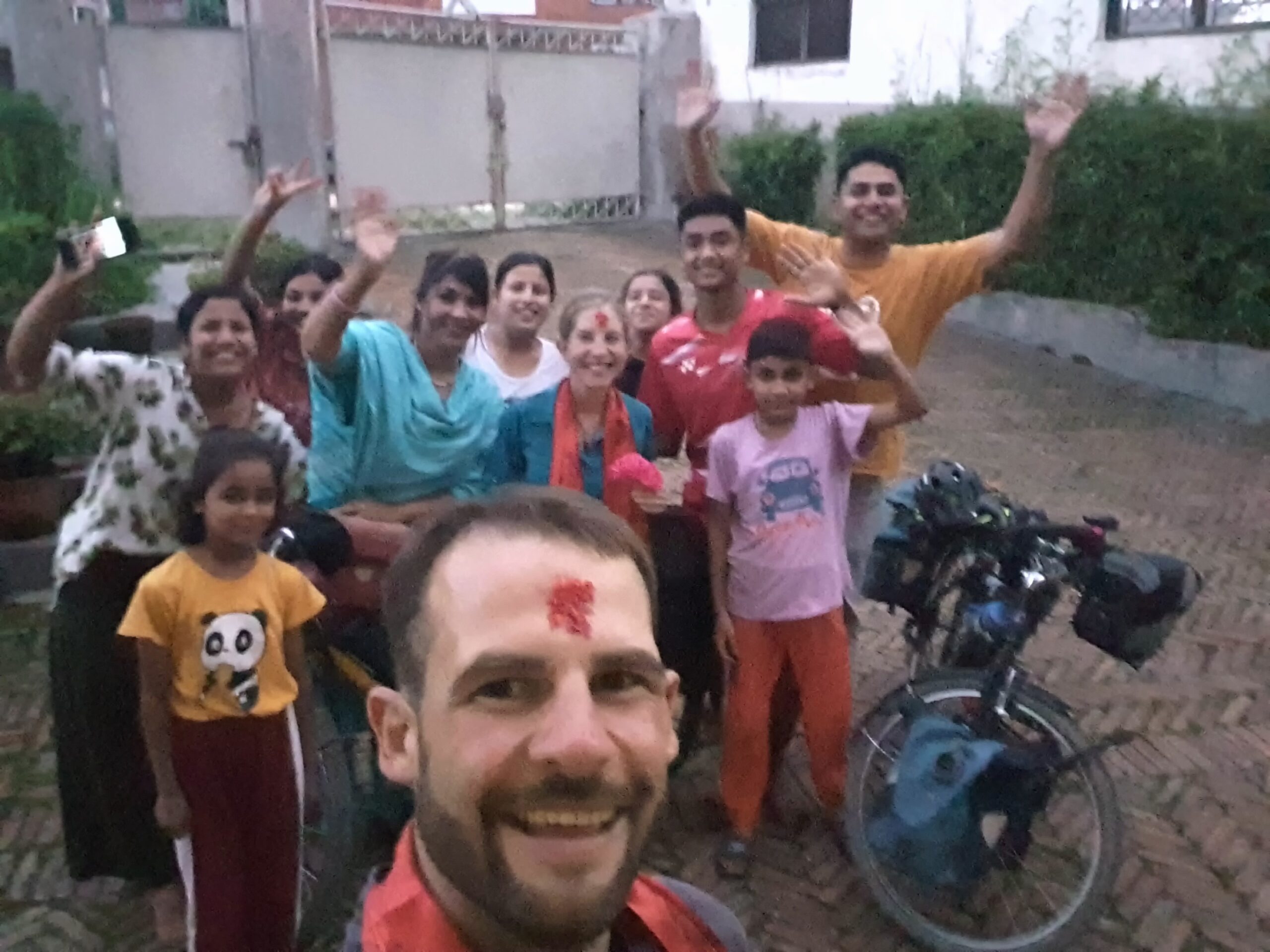Nach zehn Monaten Fahrt in Kathmandu