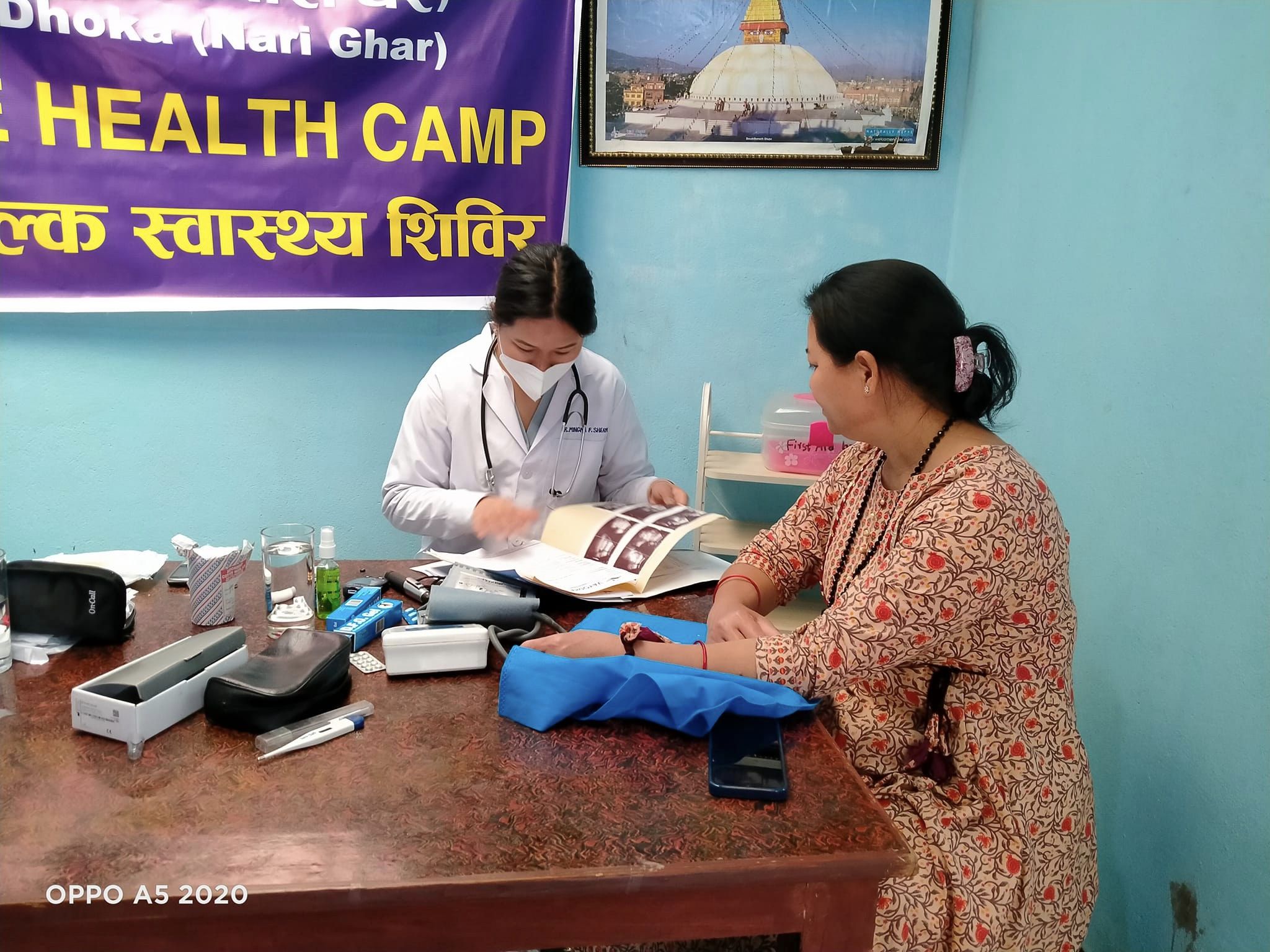 Health camp mit Dr. Mingma Sherpa